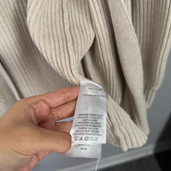 Quince Cream Open-Front Cardigan - Picture 4 of 7